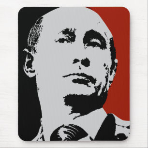 Red Vladimir Putin Mouse Pad