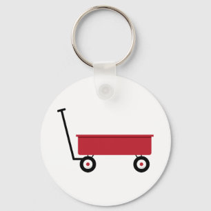 Red Wagon Key Ring