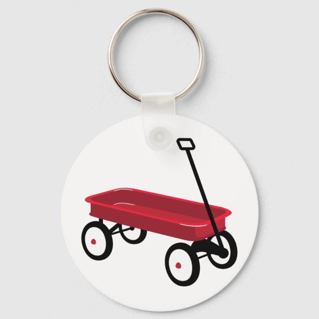 Red Wagon Key Ring (Front)