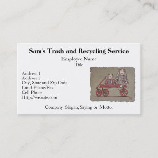 Red Wagon, Rabbit & Dolls Business Card