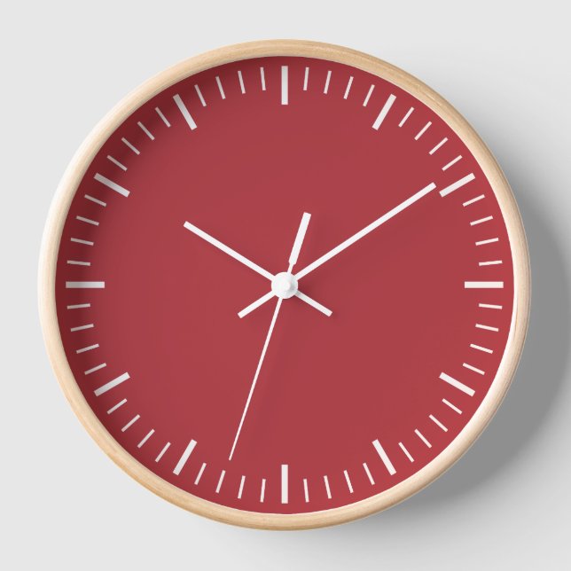 Red Wall Clock (Front)