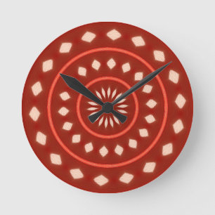 Red Wall Clock