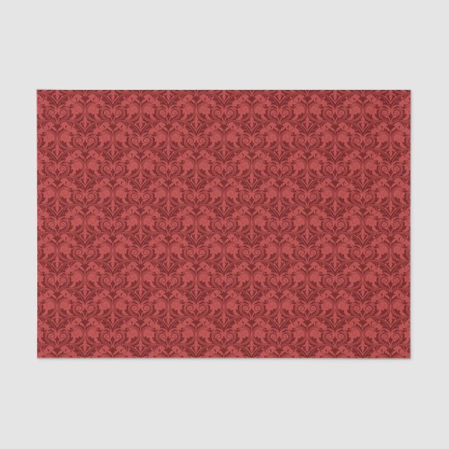 Red Wallpaper Tissue Paper (Front)