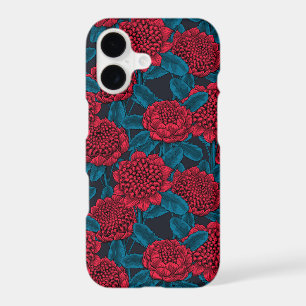 Red waratah flowers