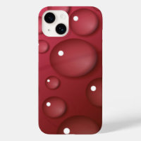 Red Water Drop Pattern