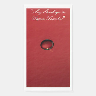 Red Waterdrop Kitchen Towel Napkin