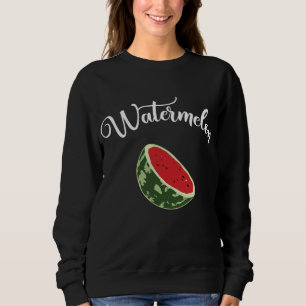 Red Watermelon - Tropical Fruit Melon Sweatshirt