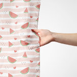 Red Watermelons, Hearts, Stripes, Summer Pattern Scarf<br><div class="desc">Cute,  fun and adorable pattern with watermelons,  hearts and stripes. Modern and trendy gift,  perfect for the fruit lover in your life.</div>