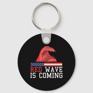 Red Wave Is Coming 2025 Presidential Election Repu Key Ring
