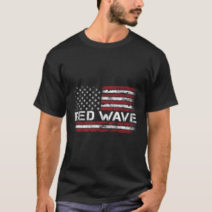 Red Wave - Usa 2025 Election Republican American F T-Shirt