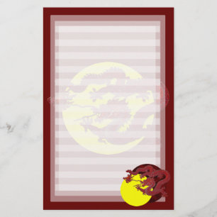 Red Wax Dragon Stationery