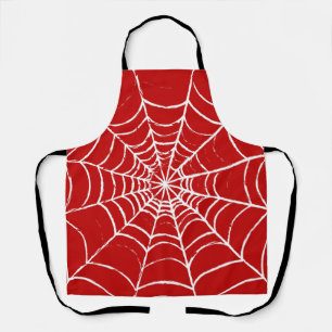 Red Web Apron