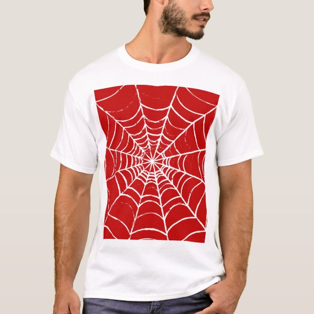 Red Web T-Shirt (Front)