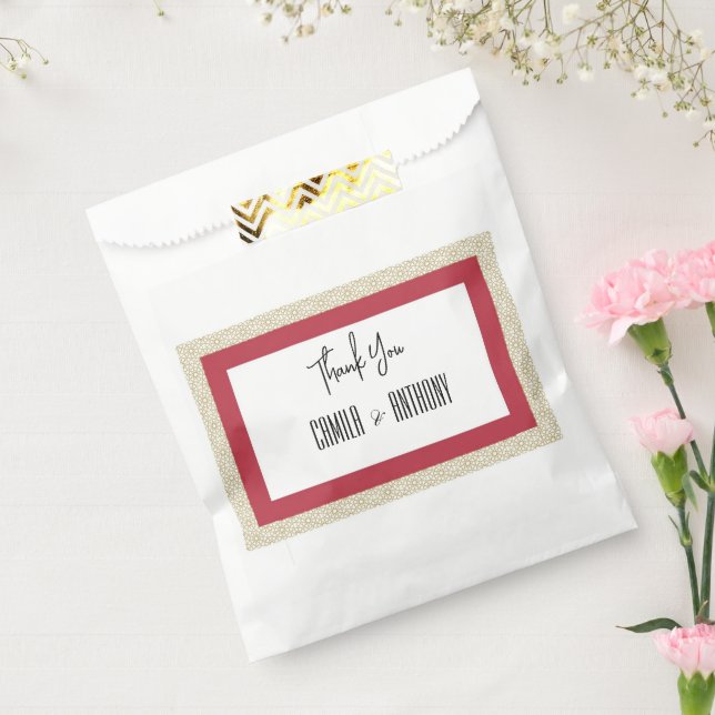 Red Wedding Favour Bag (Sealed)