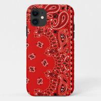 Red Western Bandanna Scarf Fabric Wrap