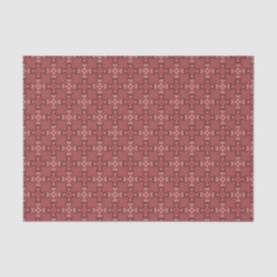 Red Western Brand Inspired Bold Retro Cowboy Tissue Paper