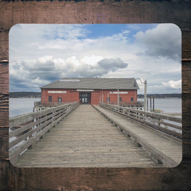 Red Wharf in Historic Coastal Coupeville Mouse Pad (Creator Uploaded)