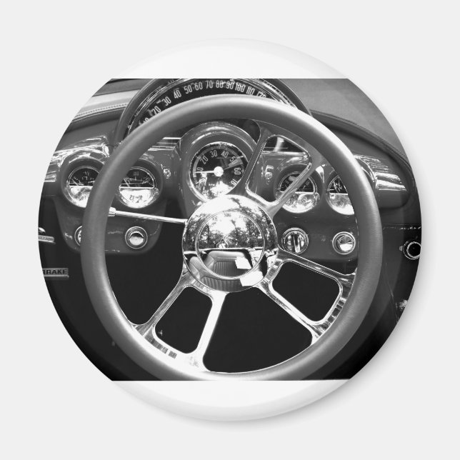 Red Wheel Magnet (Front)