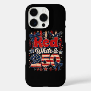Red White 250 Years American Freedom 1776-2026 iPhone 16 Pro Case