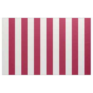 Red & White 2" Stripe USA Victorian Fabric