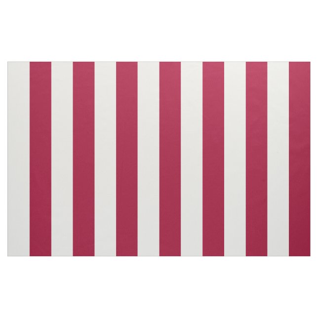 Red & White 2" Stripe USA Victorian Fabric (Fat Quarter)