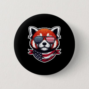 Red White & Blue Bartender Crew 4th Of July Su 6 Cm Round Badge