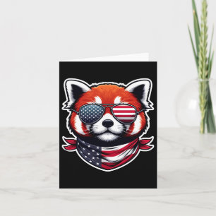 Red White & Blue Bartender Crew 4th Of July Su Card