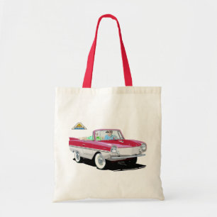 Red-White Amphicar Tote Bag