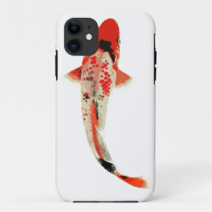 Red, White, and Black Koi Fish iPhone 11 Case