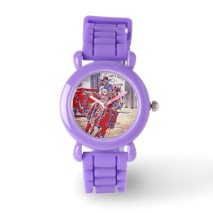 Red White and Blue All American Barrel Racer Watch