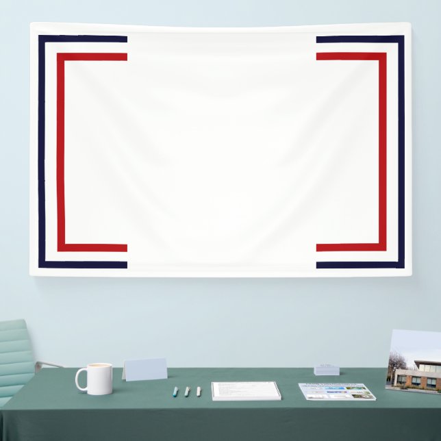 Red White and Blue Banner (Tradeshow)