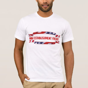 Red, White and Blue Banners Stars Custom T-Shirt