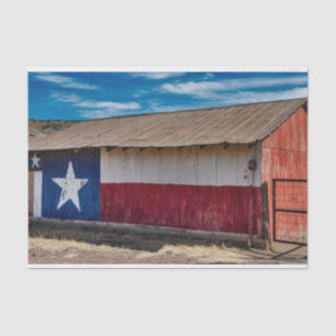 Red, White and Blue Barn - With Stars! Tissue Paper