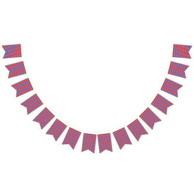 Red, White and Blue  Bunting (All)