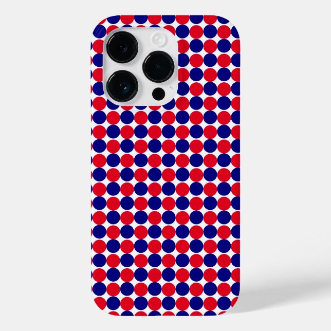 Red, White and Blue Case-Mate iPhone Case (Back)