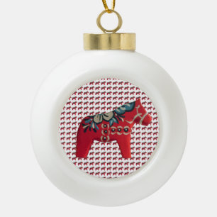 Red, White and Blue Christmas Ornament