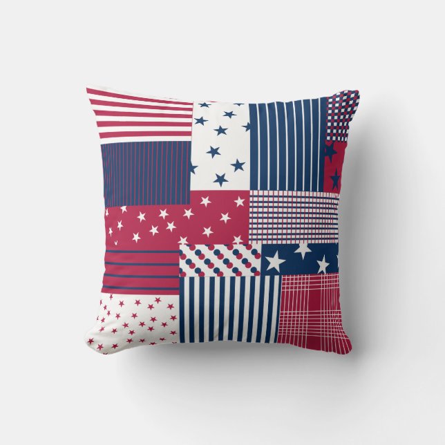 Red, White and Blue Cushion (Front)