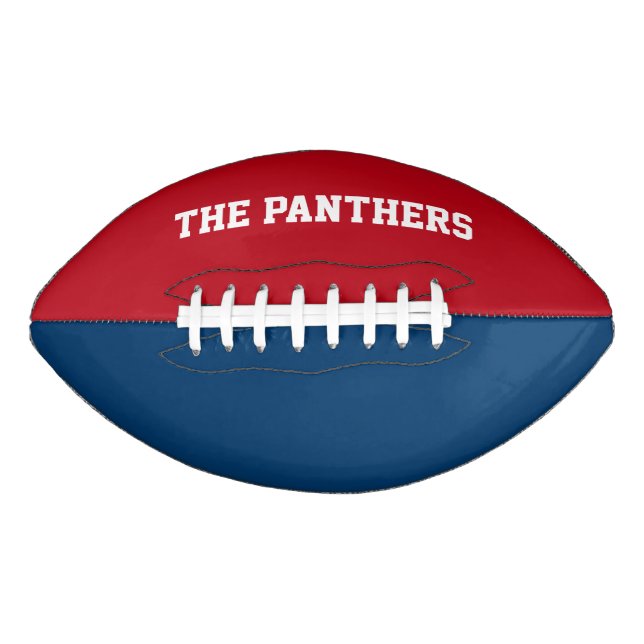 Red, White, and Blue Custom Football (Front)
