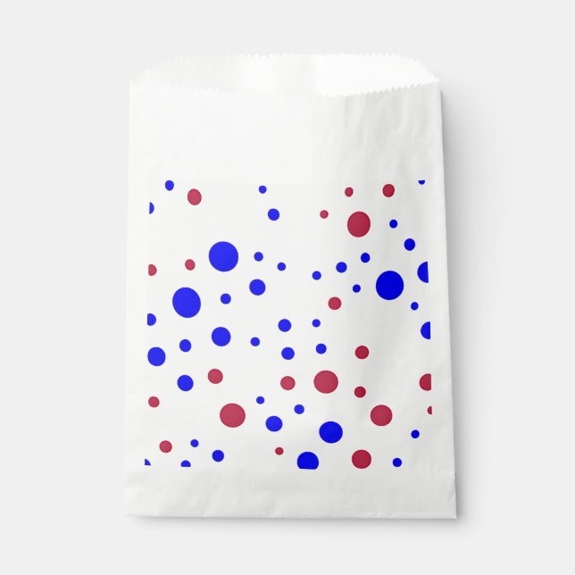 Red, White and Blue Favour Bag (Front)