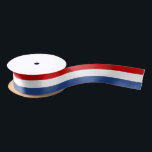 Red white and blue flag colour satin ribbon spool<br><div class="desc">Patriotic red white and blue flag satin gift ribbon spool. Custom colour ribbon roll for wrapping up gifts,  DIY decorations and party favours. Great for wedding,  birthday,  baby shower and other celebrations.</div>