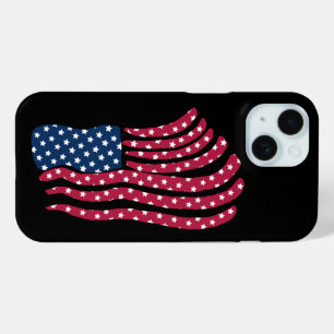 Red White And Blue Flag Design  iPhone 15 Case