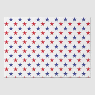 Red White and Blue Fourth of July Tissue Paper