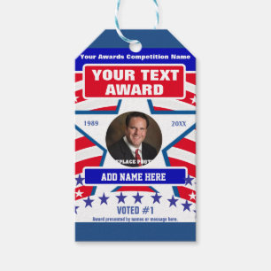 Red, White and Blue Gift Tags