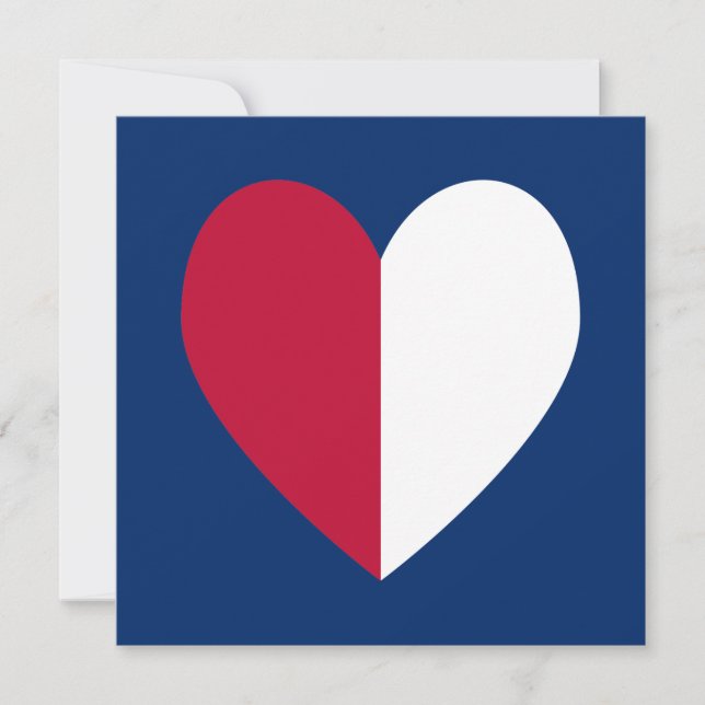 Red White and Blue Heart (Front)