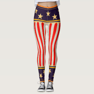 Red, White, and Blue Leggings
