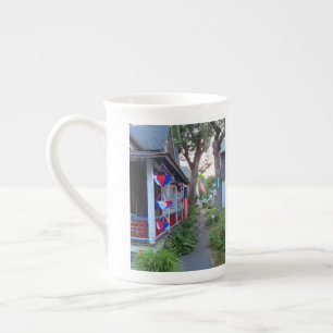 Red, White and Blue - Martha's Vineyard Bone China Mug