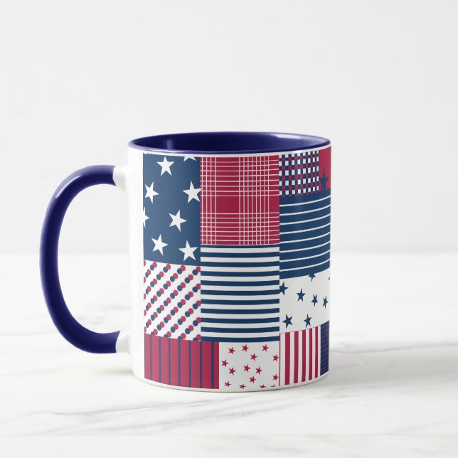 Red, White and Blue Mug (Left)