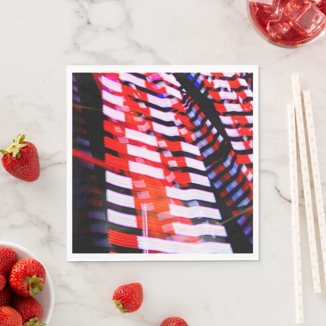 Red White and Blue Napkin (Insitu)