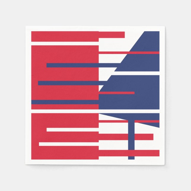Red, White, and Blue Napkin (Front)
