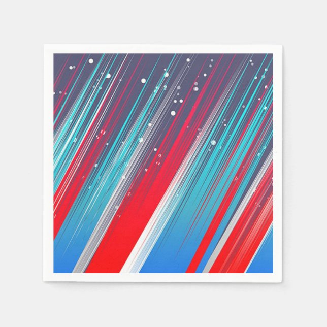 Red, White and Blue Napkin (Front)